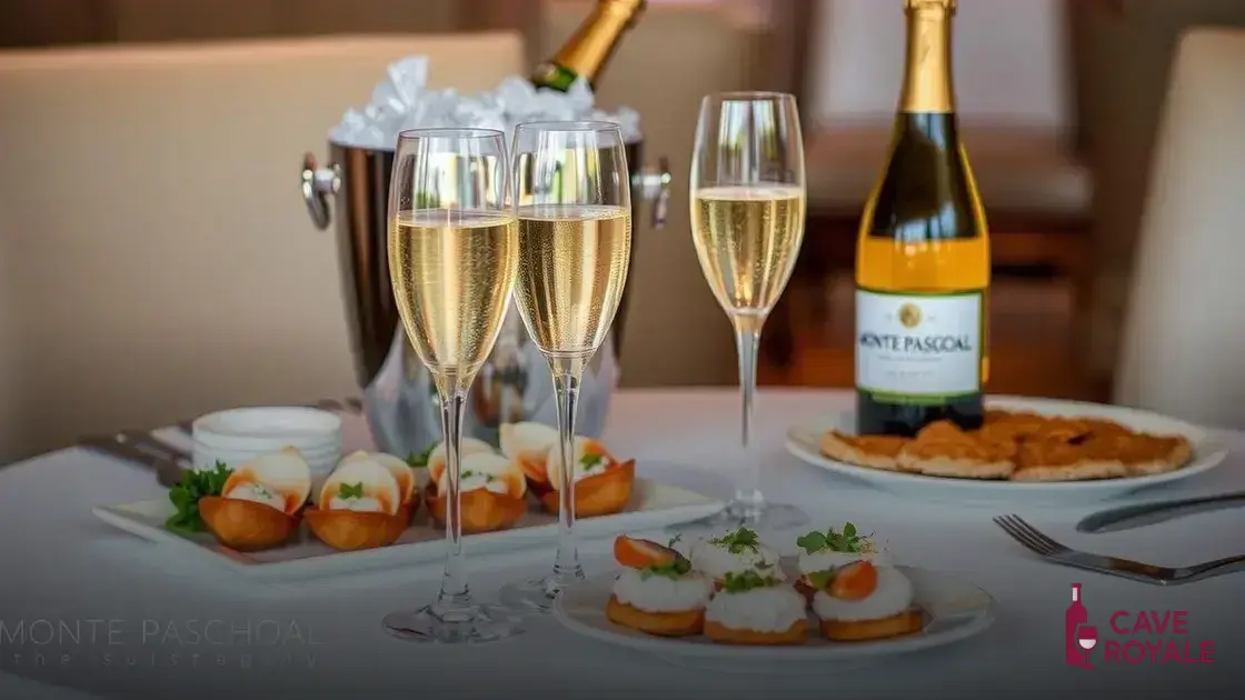 Como servir o MONTE PASCHOAL Brut adequadamente