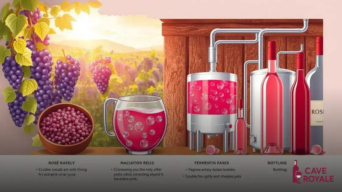 Considerações sobre a produção de vinhos rosé