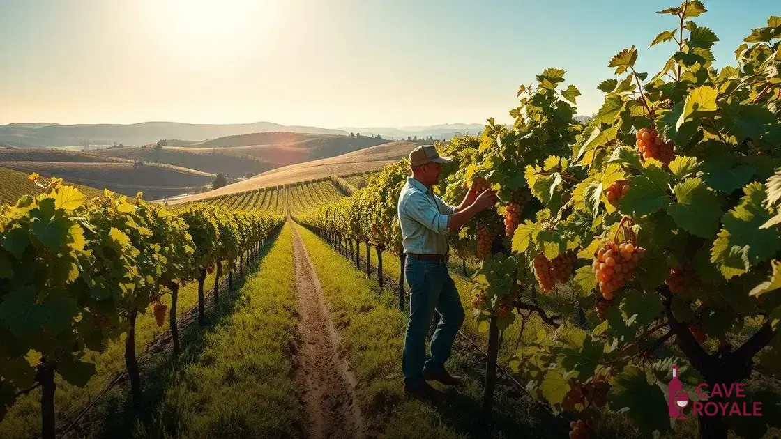 Cuidados na produção da uva Moscato