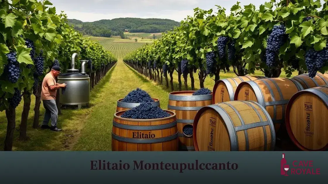 Curiosidades sobre a produção do Elitaio Montepulciano
