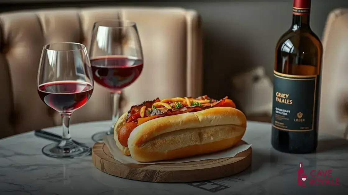 Descubra como harmonizar vinhos e cachorro-quente