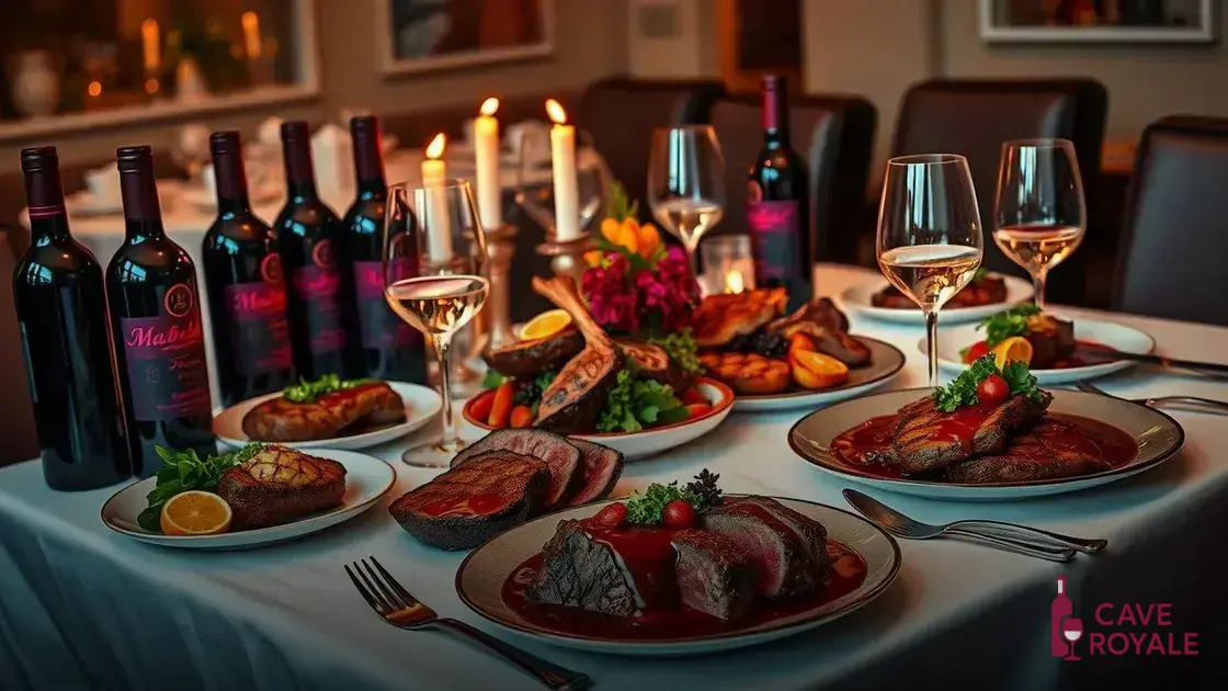 Dicas de harmonização para vinhos tintos e Malbec