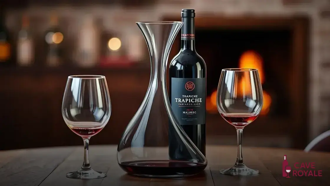 dicas-para-conservar-e-servir-corretamente Vinho Argentino Trapiche Roble Malbec