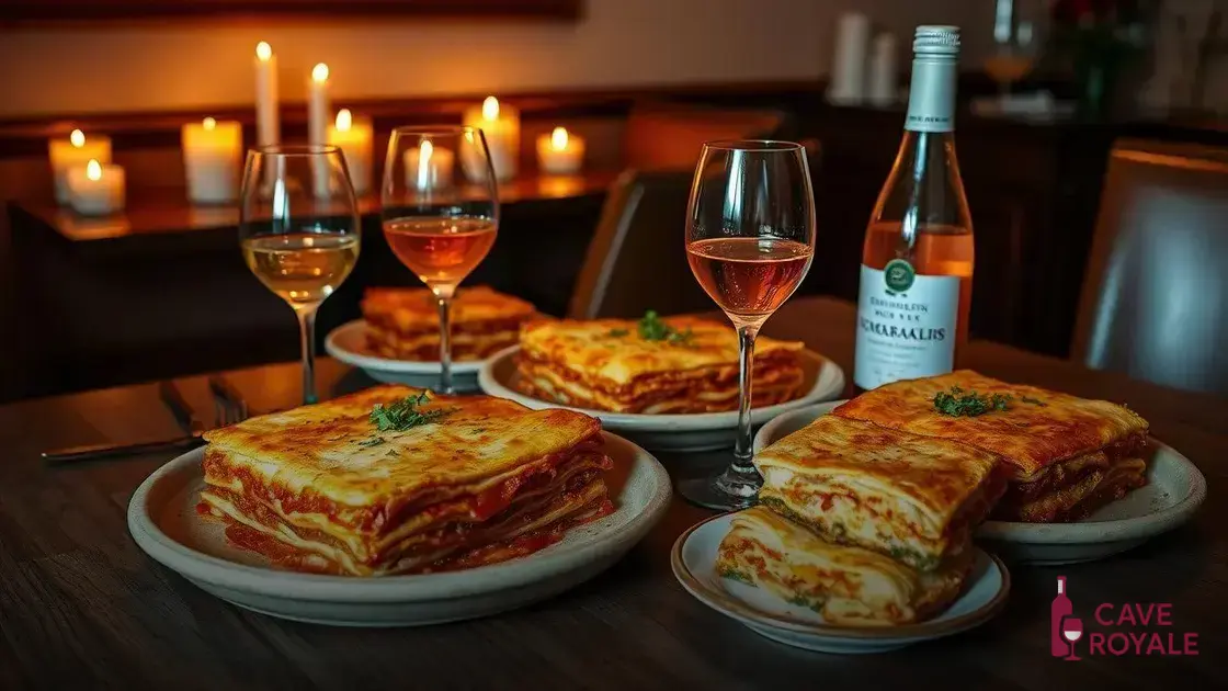 Erros comuns ao harmonizar vinho e lasanha