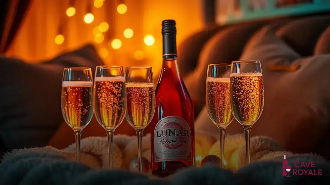 Espumante Lunar Moscatel Rosé