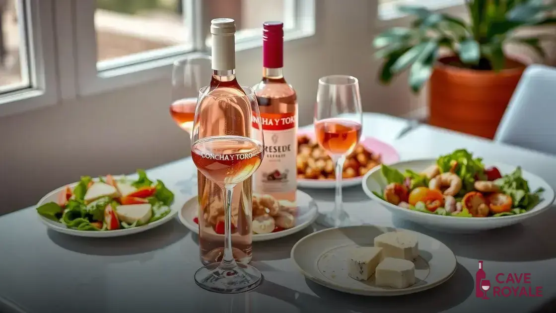 harmonizacao-com-pratos-e-petiscos Vinho Chileno Concha Y Toro Reservado Rosé