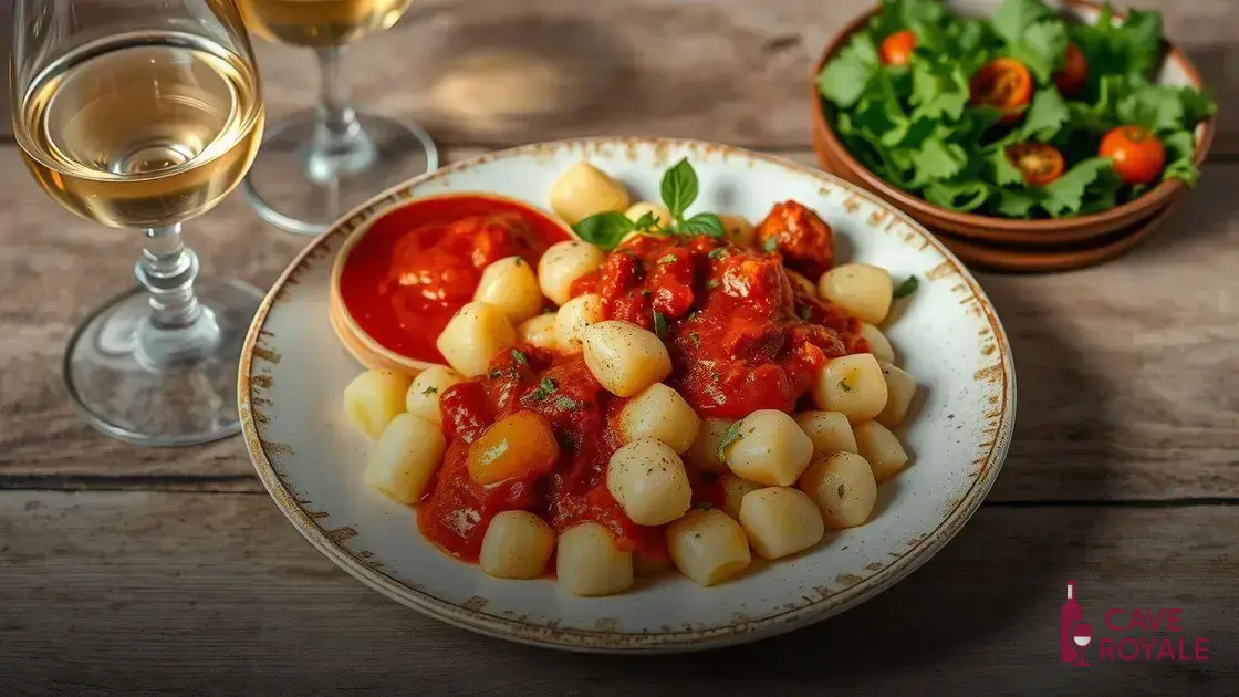 Harmonização de pratos com Nhoque de Batata