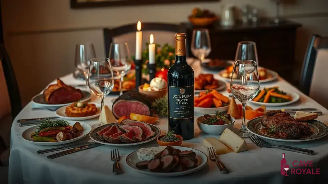 Harmonização ideal com o Doña Paula Estate Malbec