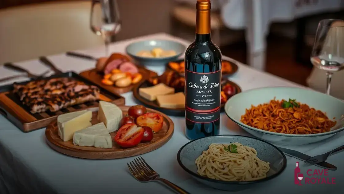 Harmonização ideal para esse vinho