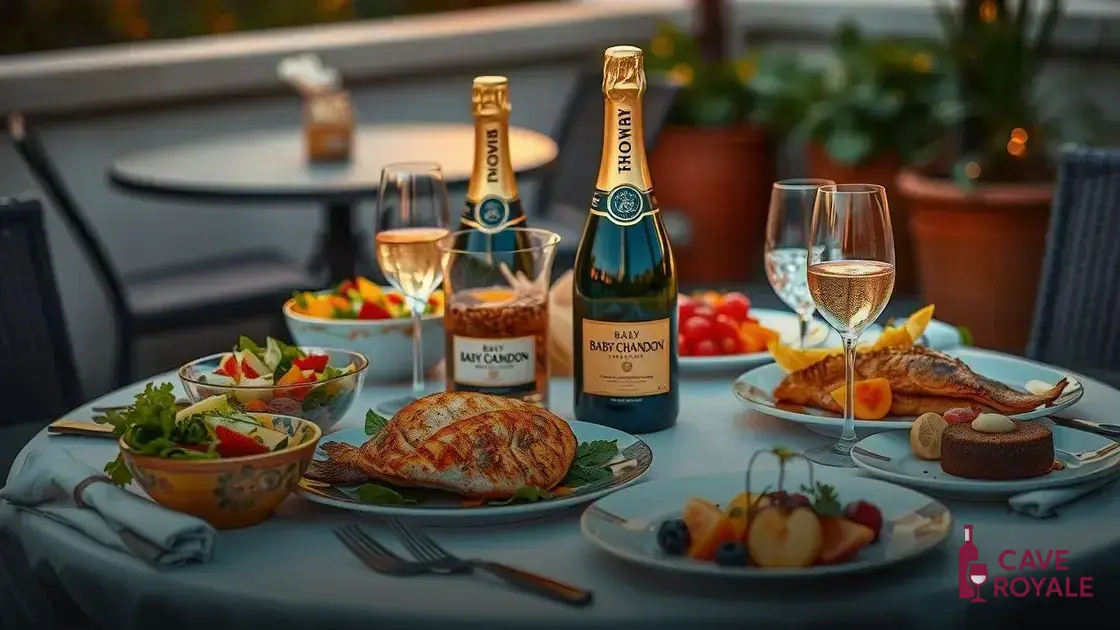 harmonizacao-ideal-para-o-baby-chandon Espumante Baby Chandon Réserve Brut Baby