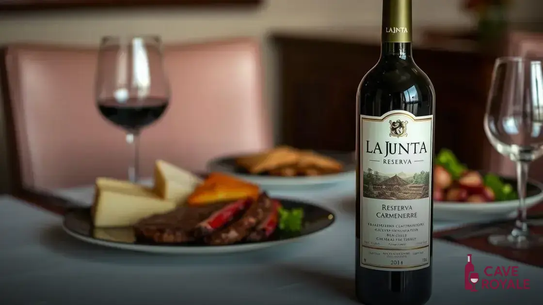 harmonizacao-o-que-comer-com-la-junta Vinho Chileno La Junta Reserva Carménère