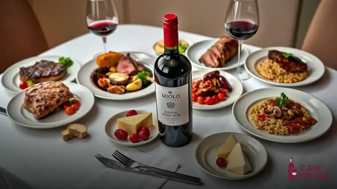 Harmonização: o que servir com Miolo Reserva Pinot Noir