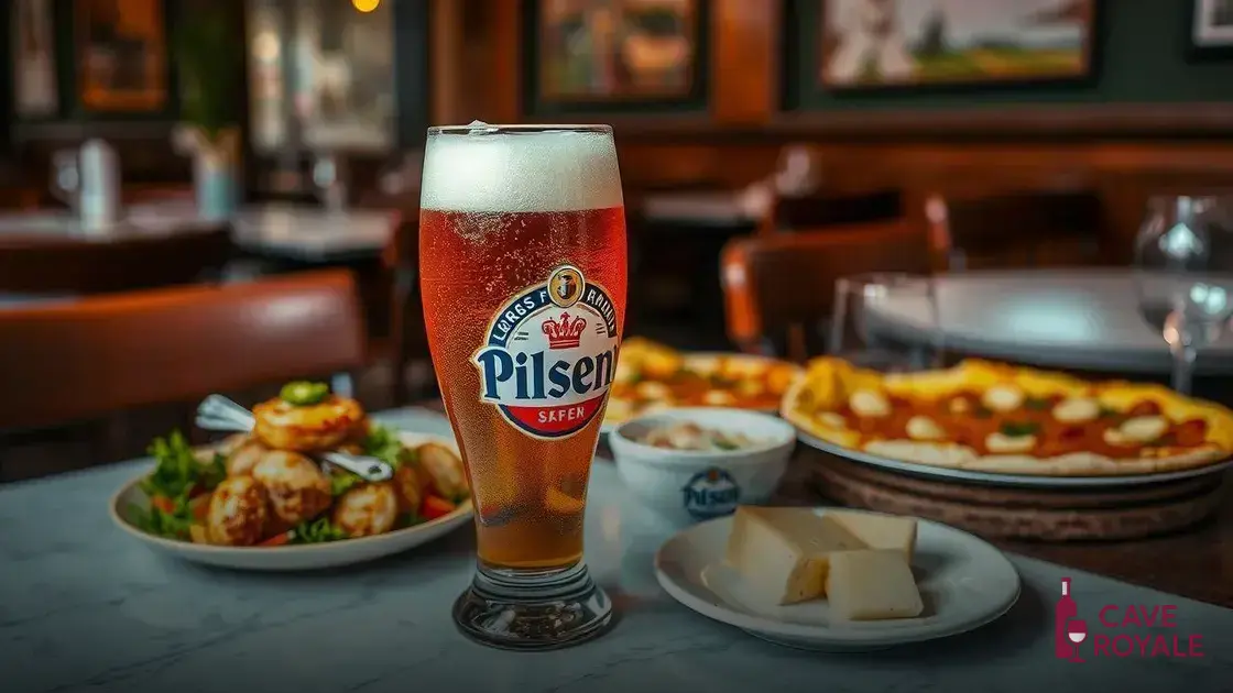 Harmonização perfeita com cerveja Pilsen