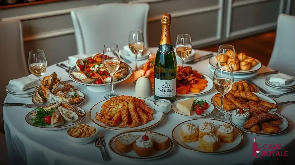 Harmonização perfeita para o Casa Valduga 130 Brut
