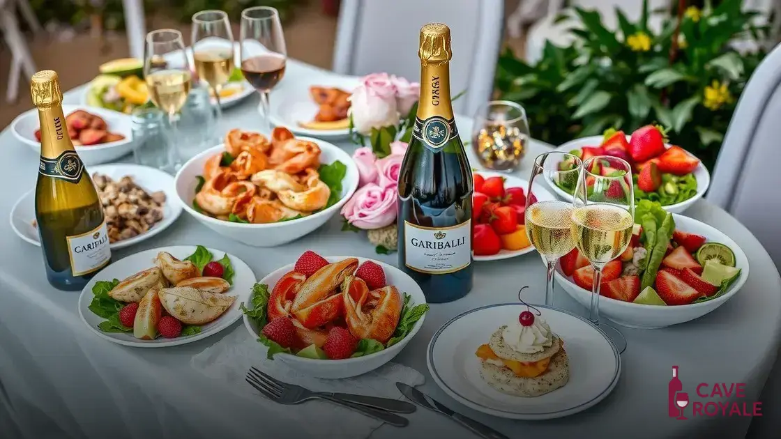 Harmonizações perfeitas com Garibaldi Prosecco