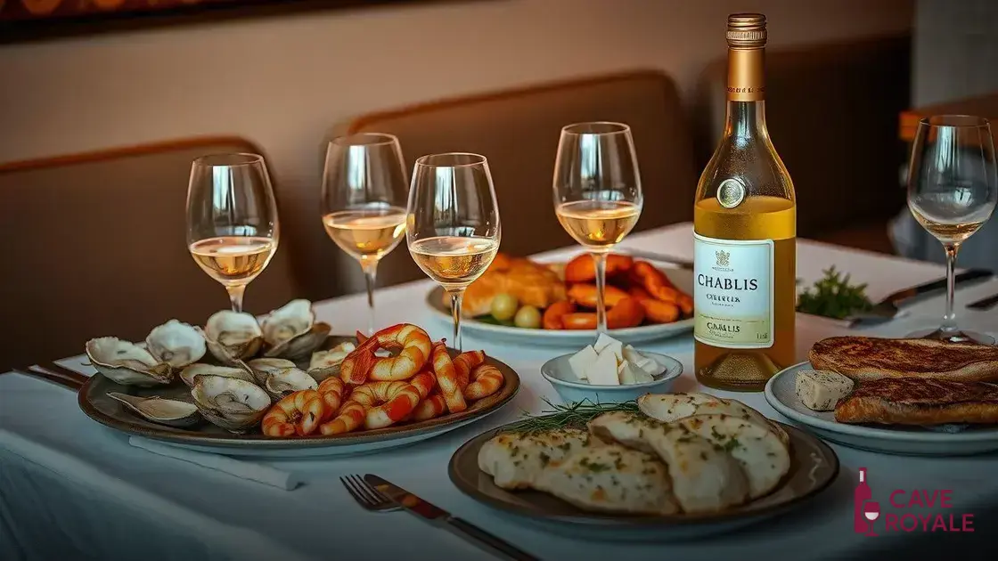 Harmonizações perfeitas com o Chablis