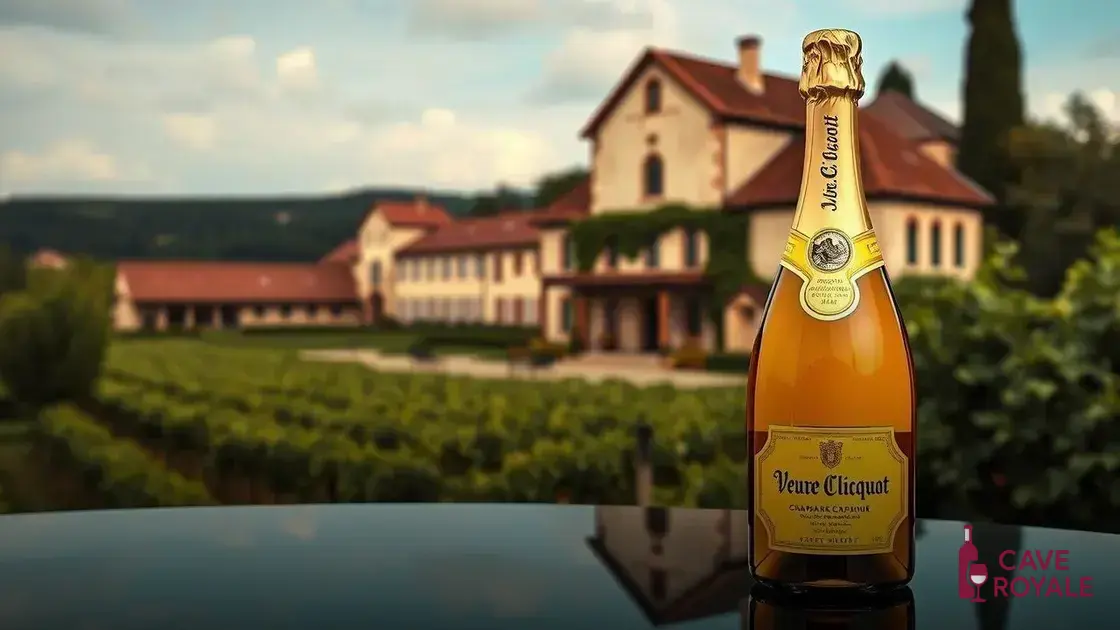 História e tradição da marca Veuve Clicquot