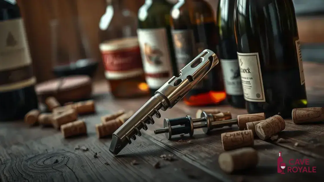 Material e durabilidade do saca rolha