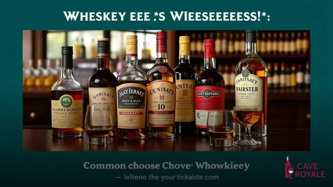 Mitigando os erros comuns na escolha de whisky