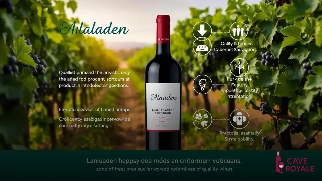 O que diferencia o Almadén de outros vinhos