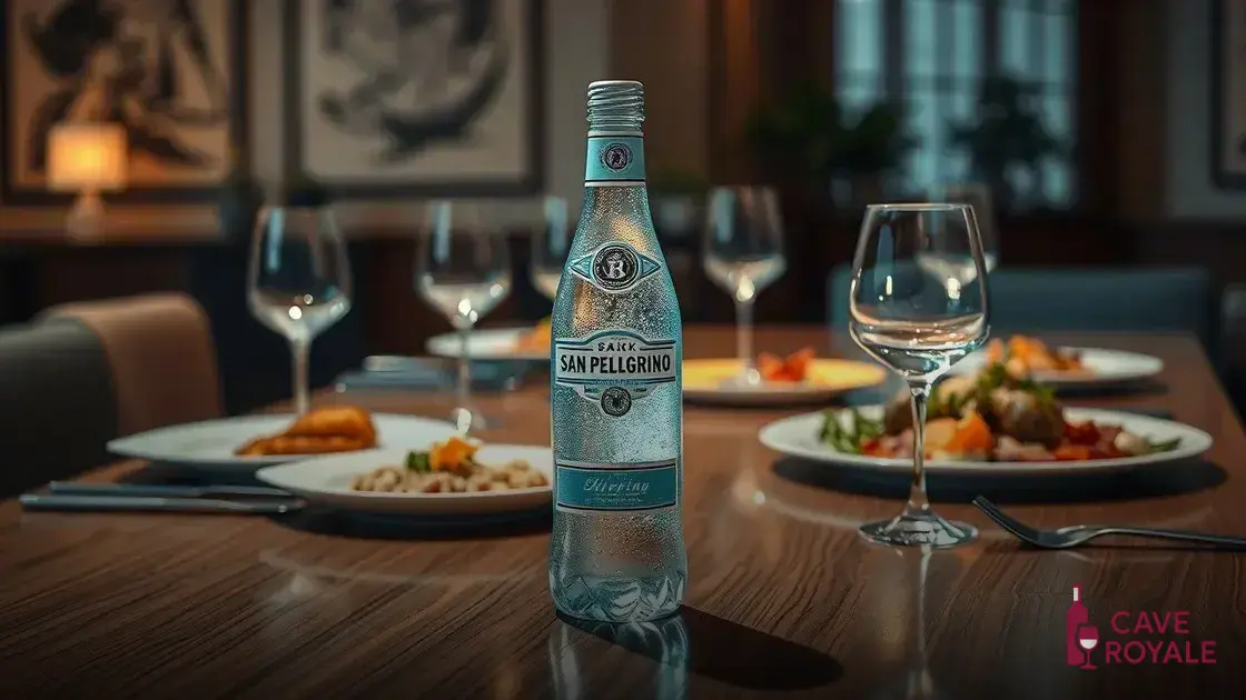 O que é Água Mineral San Pellegrino?