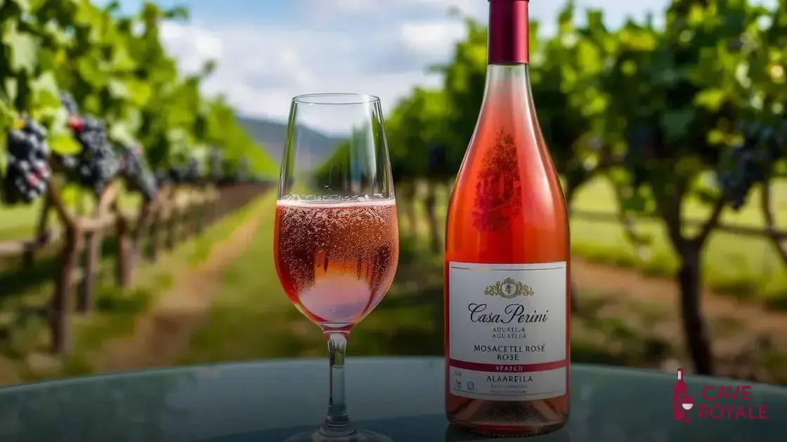 O que é o espumante Casa Perini Aquarela Moscatel Rosé?