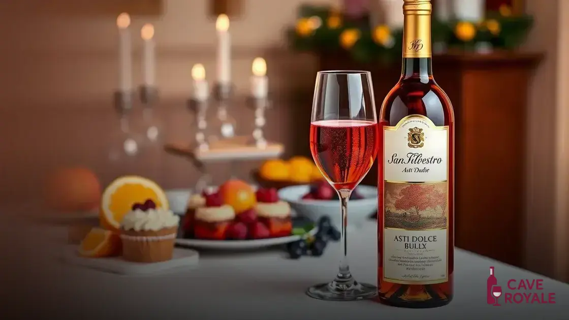 O que é o espumante San Silvestro Asti Dolce?