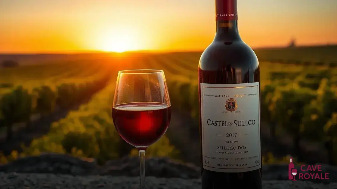 O que é o vinho Castelo do sulco seleção dos?