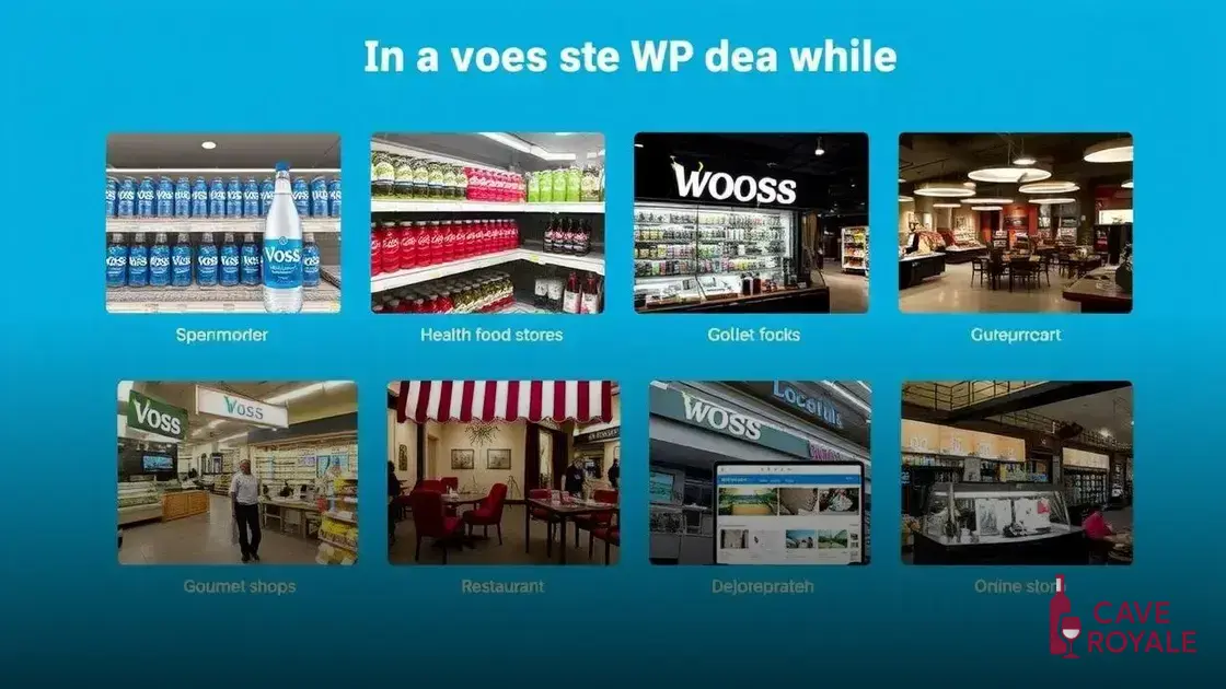 Onde encontrar Água Mineral Voss Com Gás