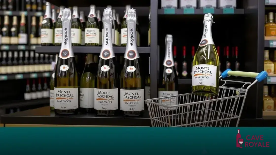 Onde encontrar Monte Paschoal Prosecco Baby