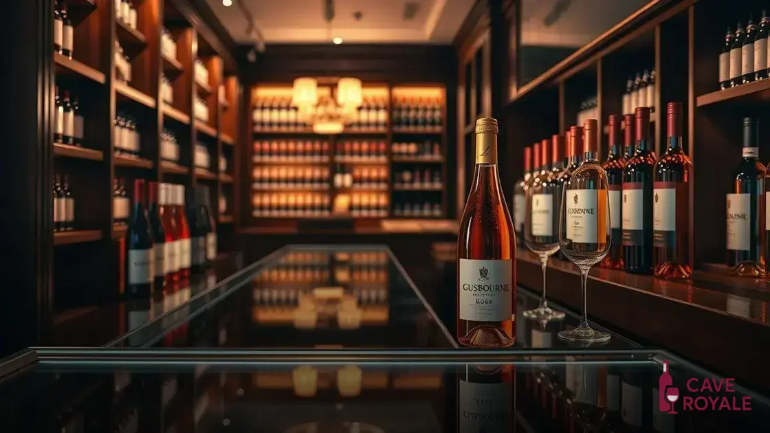 Onde encontrar o Gusbourne Exclusive Release Rosé