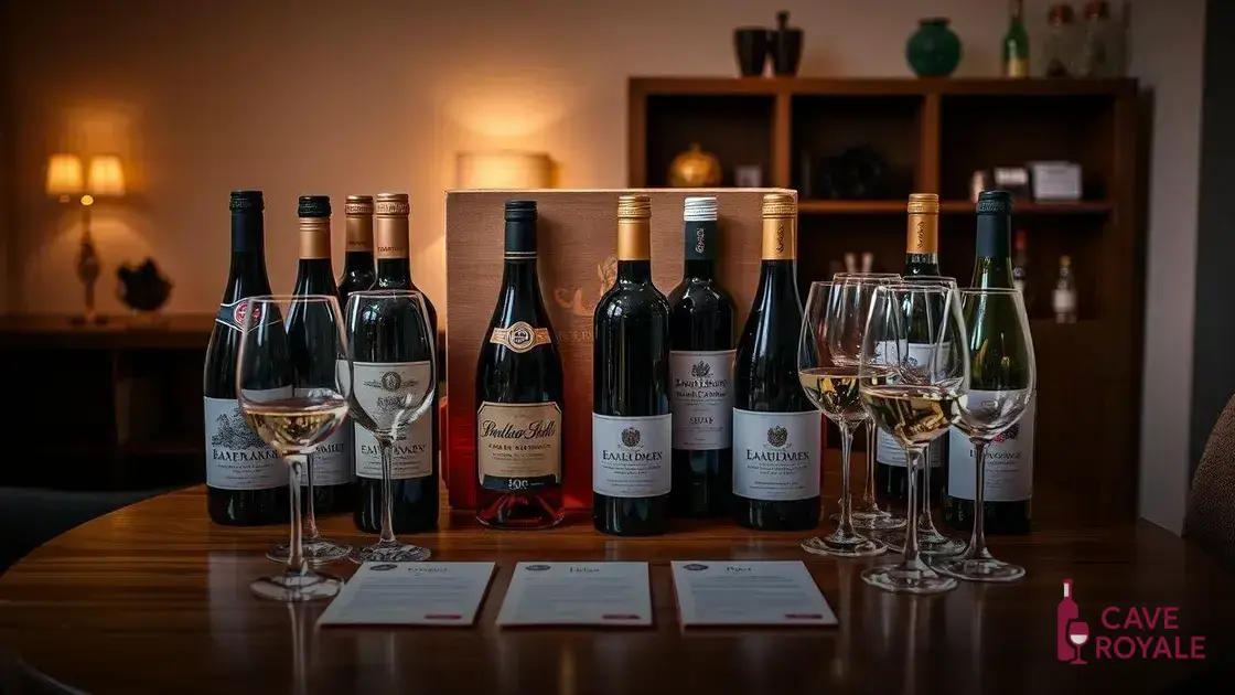 Os benefícios de um kit de vinhos exclusivo