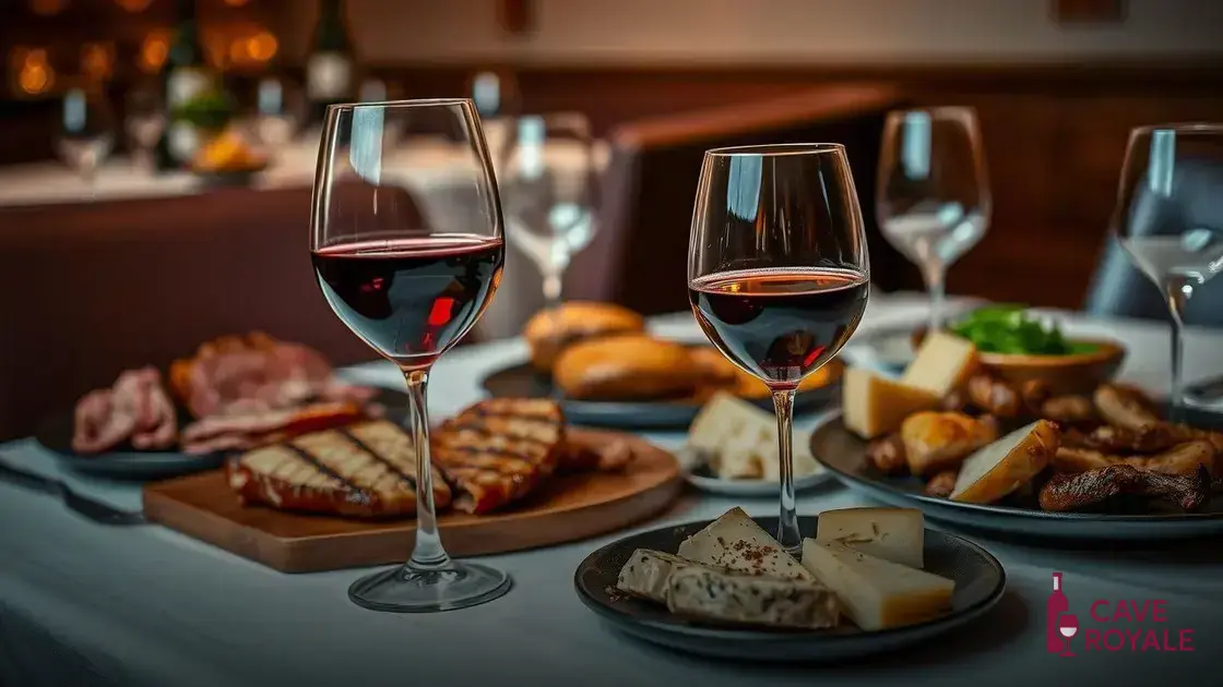 Os melhores acompanhamentos para este vinho