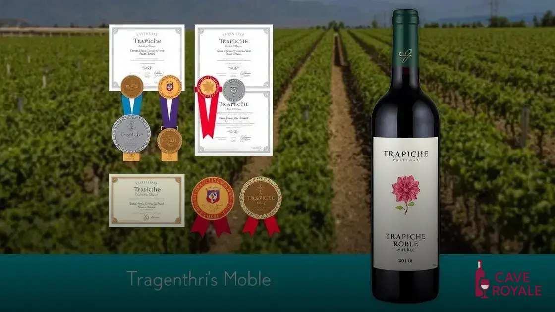 os-premios-e-reconhecimentos-do-trapiche-roble Vinho Argentino Trapiche Roble Malbec