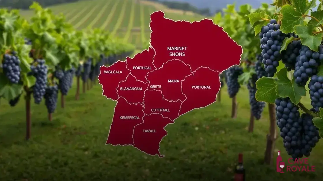Principais regiões produtoras de vinho tinto em Portugal