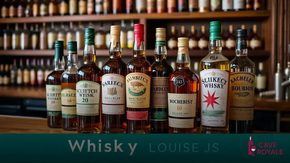 Principais tipos de whisky