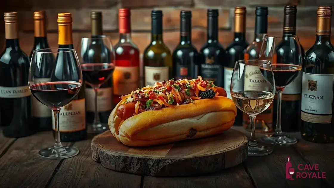Principais vinhos para acompanhar cachorro-quente