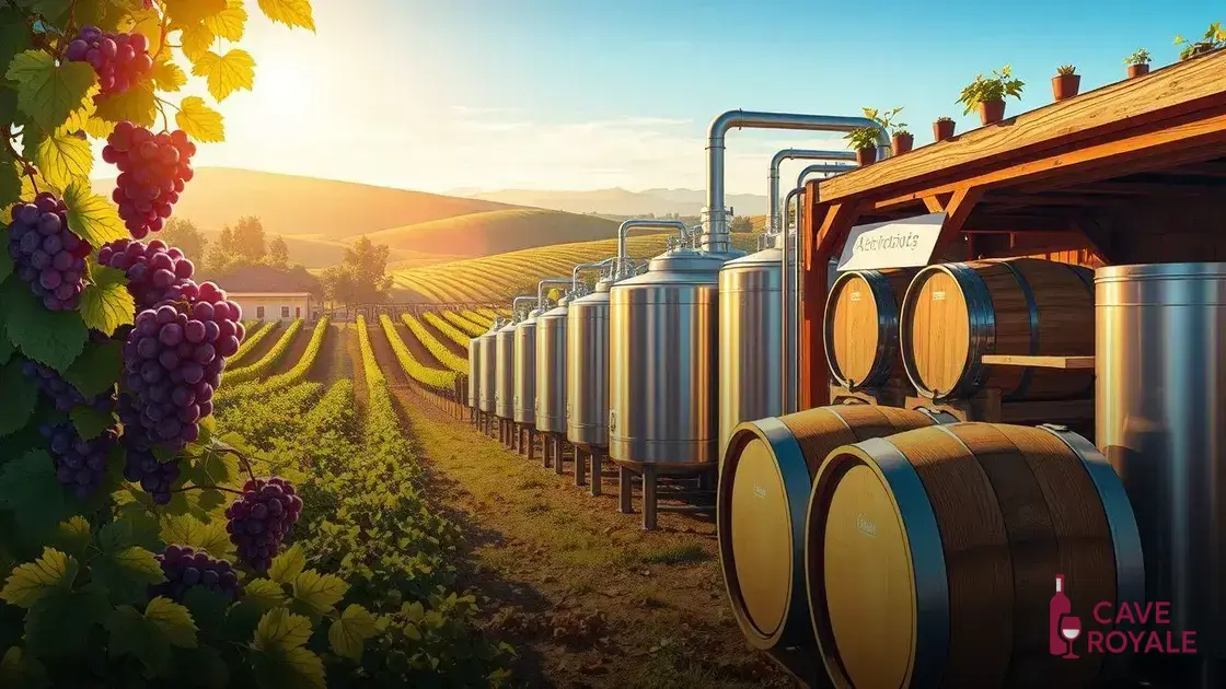 Processo de produção do vinho