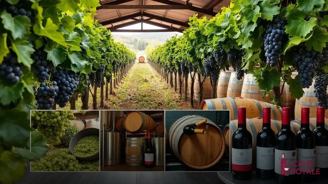 Processo de produção do vinho