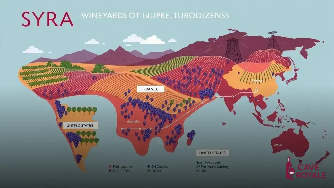 Regiões produtivas da Syrah