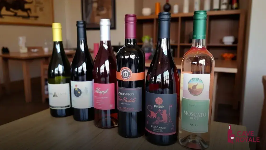 Rótulos de vinho que agradam a todos os paladares
