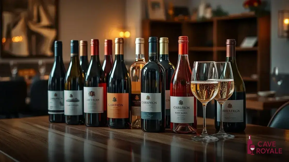 Sugestões de vinhos para diferentes ocasiões