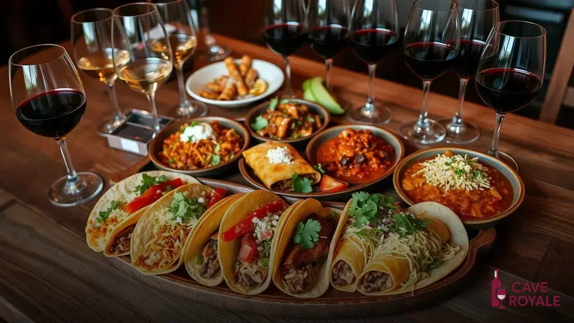Sugestões de vinhos para tacos e enchiladas