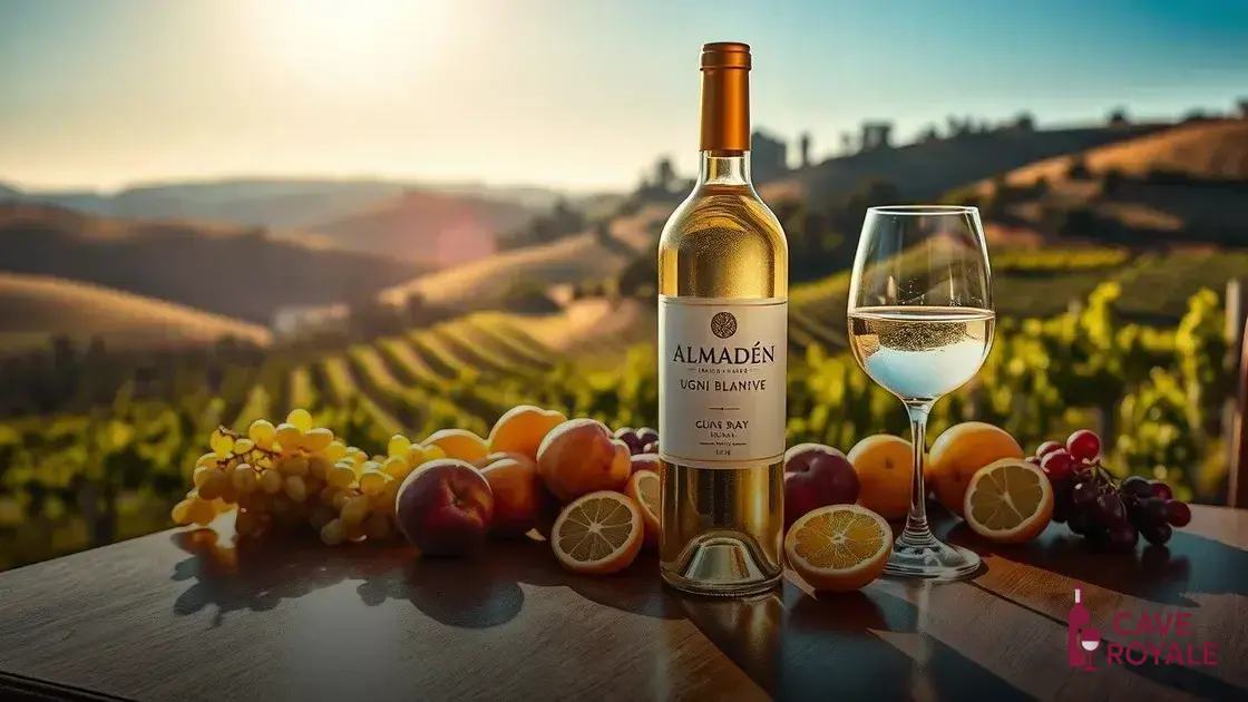 Vinho ALMADÉN Ugni Blanc Suave Garrafa 750ml