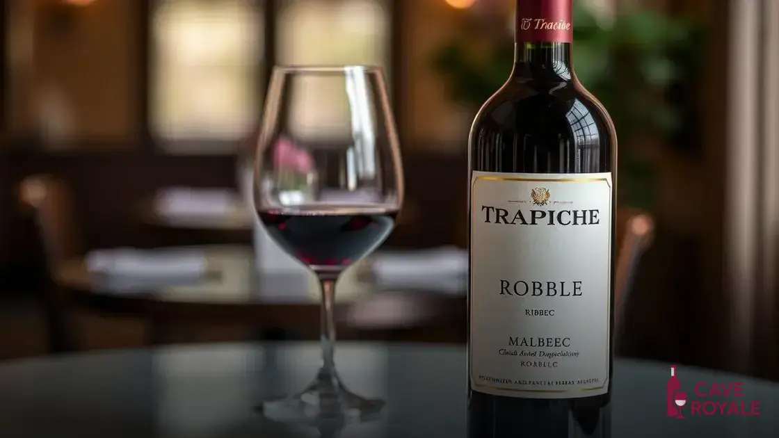 Vinho Argentino Trapiche Roble Malbec