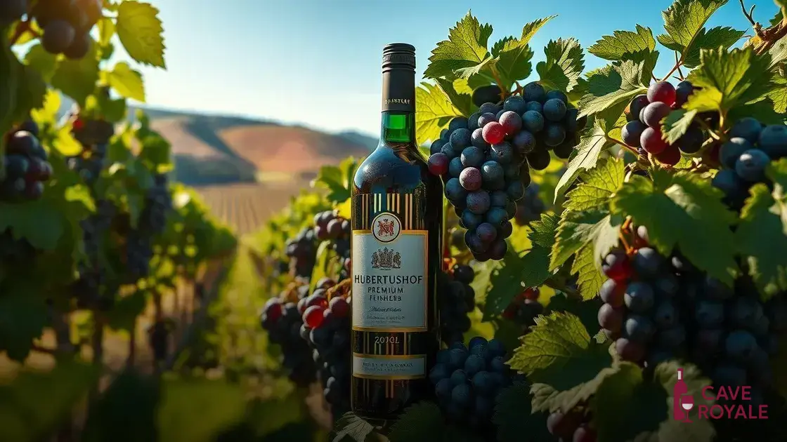 Vinho Branco Alemão Hubertushof Premium Feinherb