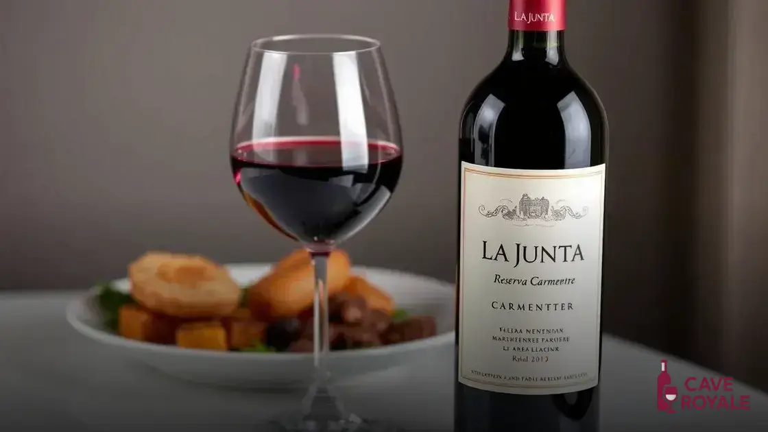 Vinho Chileno La Junta Reserva Carménère