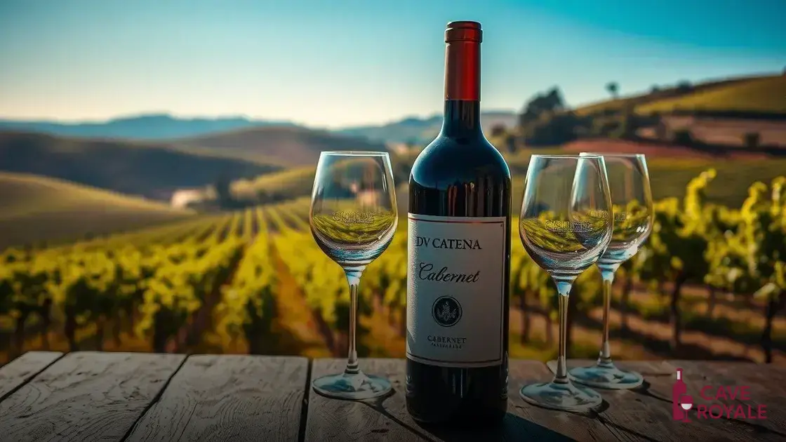 Vinho Tinto Argentino DV Catena Cabernet-Malbec