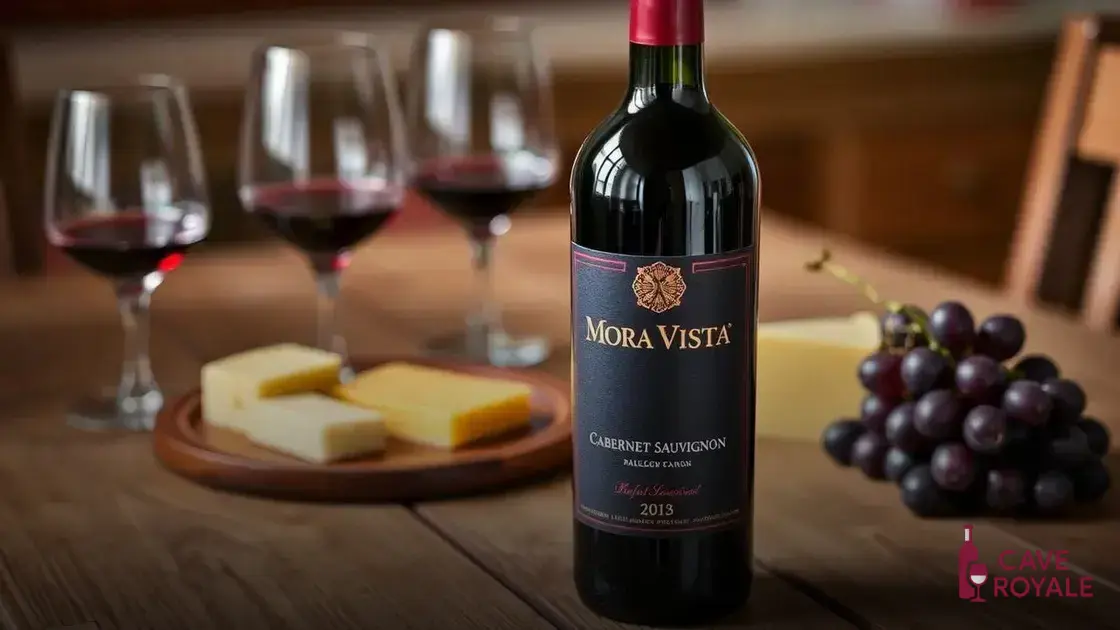 Vinho Tinto Argentino Mora Vista Cabernet Sauvignon