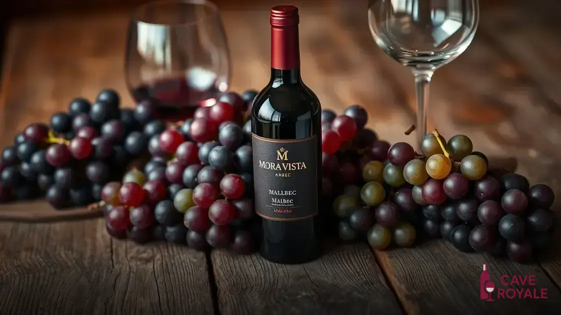Vinho Tinto Argentino Mora Vista Malbec